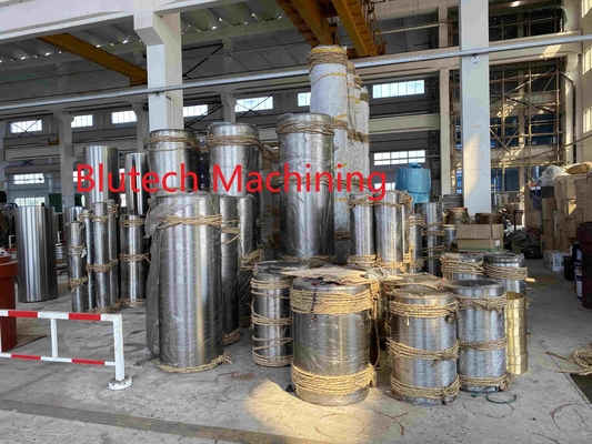 Custom Made Single Action Cylinder For Multi Daylights Vacuum CCL-Copper Clad Laminate Hot Press