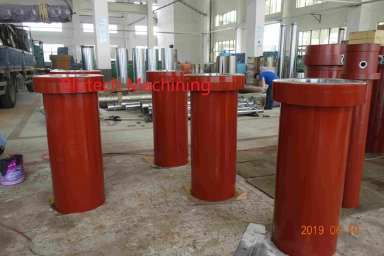 Custom Made Single Action Cylinder For Multi Daylights Vacuum CCL-Copper Clad Laminate Hot Press